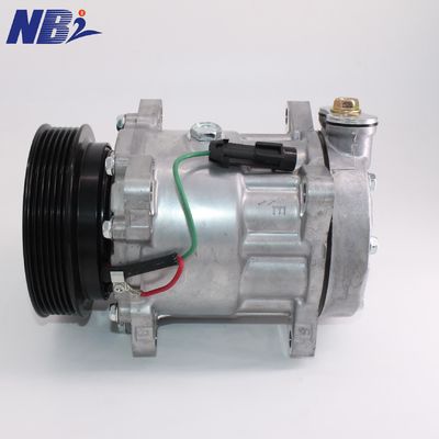 Un buen precio. SD7V16 60607289 606072890 60813335 71721748 Compresor de aire acondicionado para automóviles para Alfa Romeo 3.0 V6 24V 1998-2007 en línea