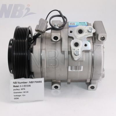 Compresor de corriente alterna de 12 V para Honda Accord V6 Sistema de aire acondicionado de 3,0 L con voltaje de 24 V 38810-RCA-A01 38810RCAA01