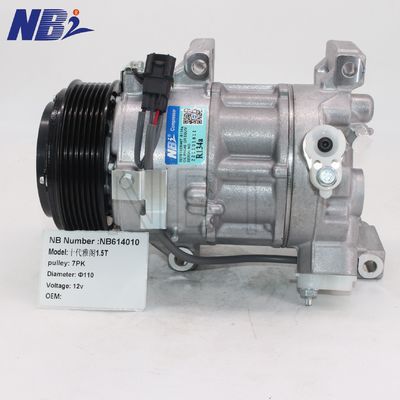 Un buen precio. Nuevo 12V para Honda Accord 1.5L Compresor de aire acondicionado de coche Usado 6SBU14C embrague con AC Make en línea