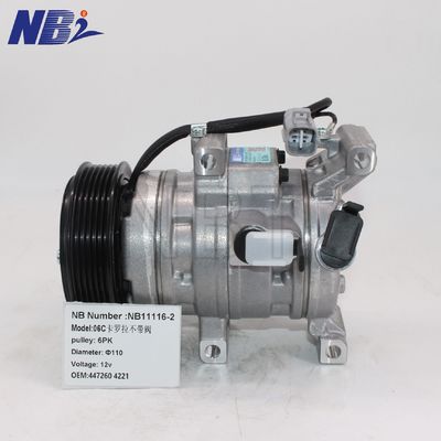 Un buen precio. Nuevo OEM 883101A751/447260 4221 12V compresor de CA para Toyota para Corolla L4 1.8 8KG Auto Car Fits Infiniti FAW Usado Mitsubishi en línea