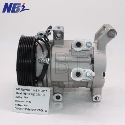 Un buen precio. Hailax directamente fuera 7pk 12VOLT compresores de aire nuevo 447190-2650/88320-0K100 estado usado en línea