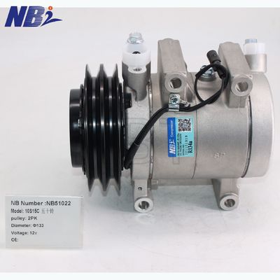 Compresor de piezas de automóvil Instalación eléctrica de nueva energía Nueva camioneta Isuzu 2A133 12V 10PA15C
