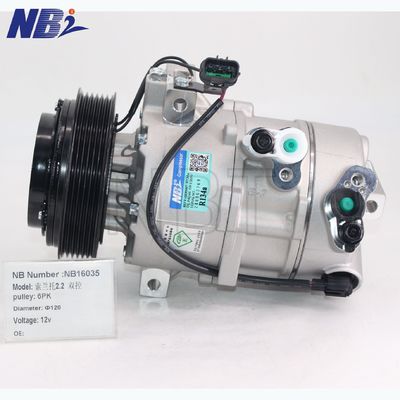 Un buen precio. AC Air Conditioning Compressor DVE16 for HYUNDAI TUCSON 2.0 IX35 KIA SPORTAGE 2010 CM108168 977012S000 97701-2S000 1027E-01500 en línea