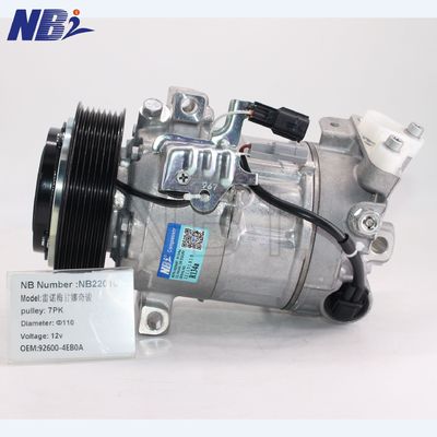 Un buen precio. For Nissan Qashqai Car AUTO AC Compressor 926004EP0A GE447160-6922 447160-6922 4471606922 en línea